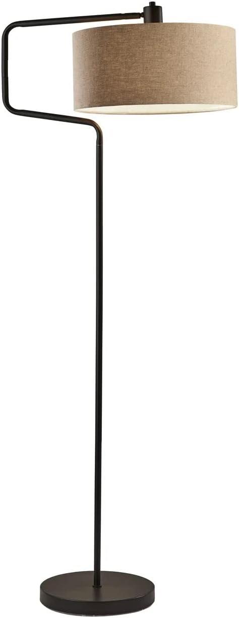 Wenham 57'' Swing Arm Floor Lamp
