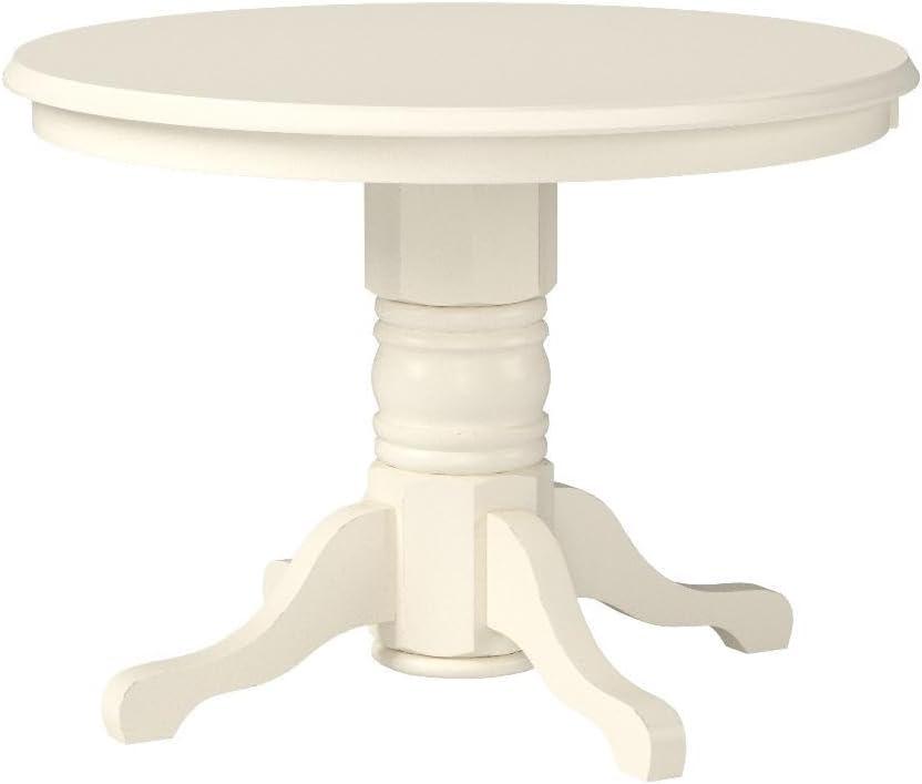 Warwick Dining Table Off White - Homestyles: Hardwood Frame, Kitchen, 42" Wide