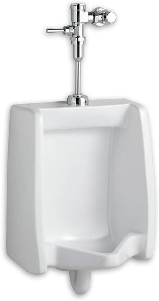 White Ceramic Low-Consumption Manual Flush Urinal