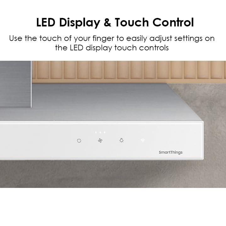 Samsung 30" Bespoke Smart Wall Mount Hood NK30CB600WCGAA