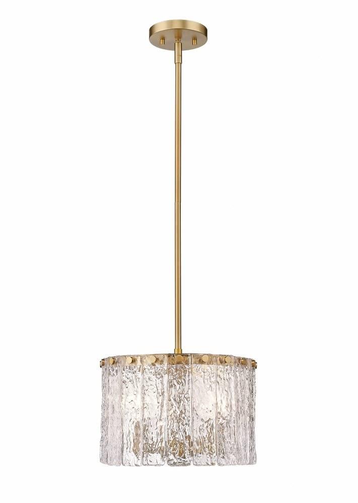 Z-Lite Glacier 3 - Light Pendant in  Modern Gold