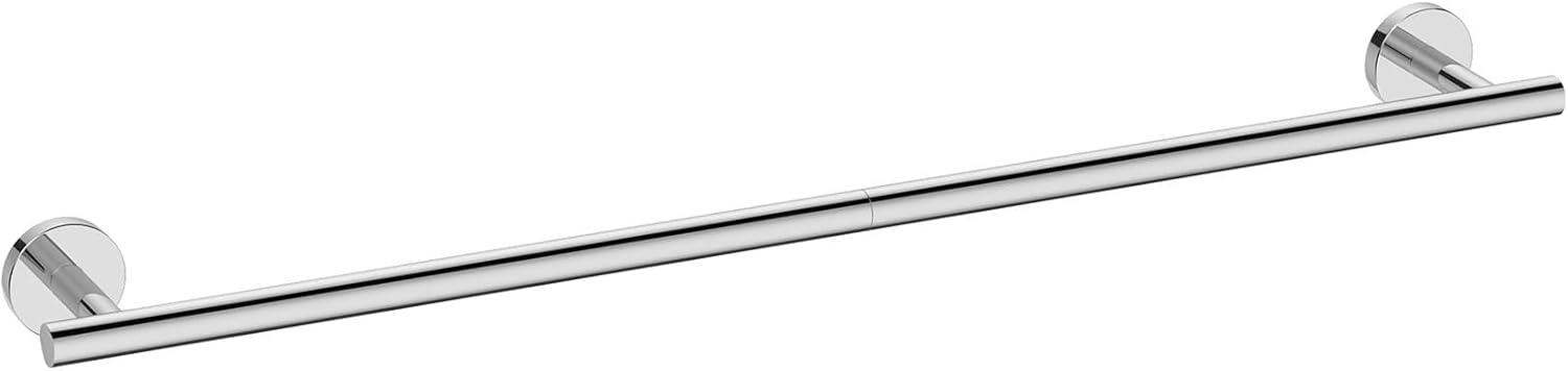 USHOWER Polished Chrome Bath Towel Bar, 30-Inch Towel Rack for Bathroom Wall-Mounted, Thicken SUS304 Stainless Steel Towel Rod (Total Length 32-Inch)