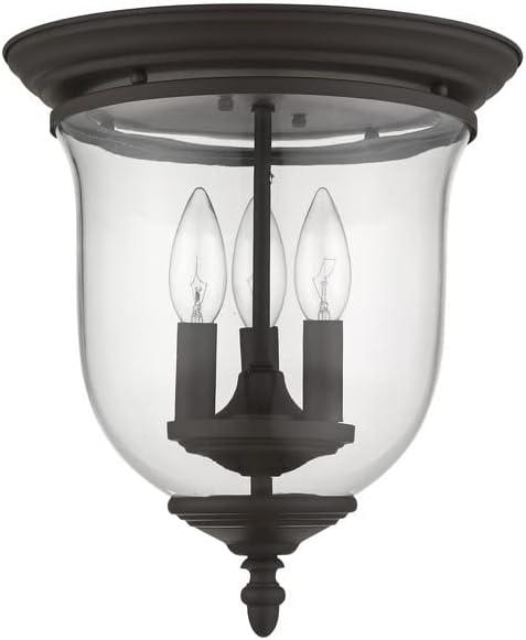 Livex Lighting - Legacy - 3 Light Flush Mount in Traditional Style - 11.5 Inches