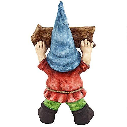 Welcoming Willie Garden Gnome with Welcome Sign