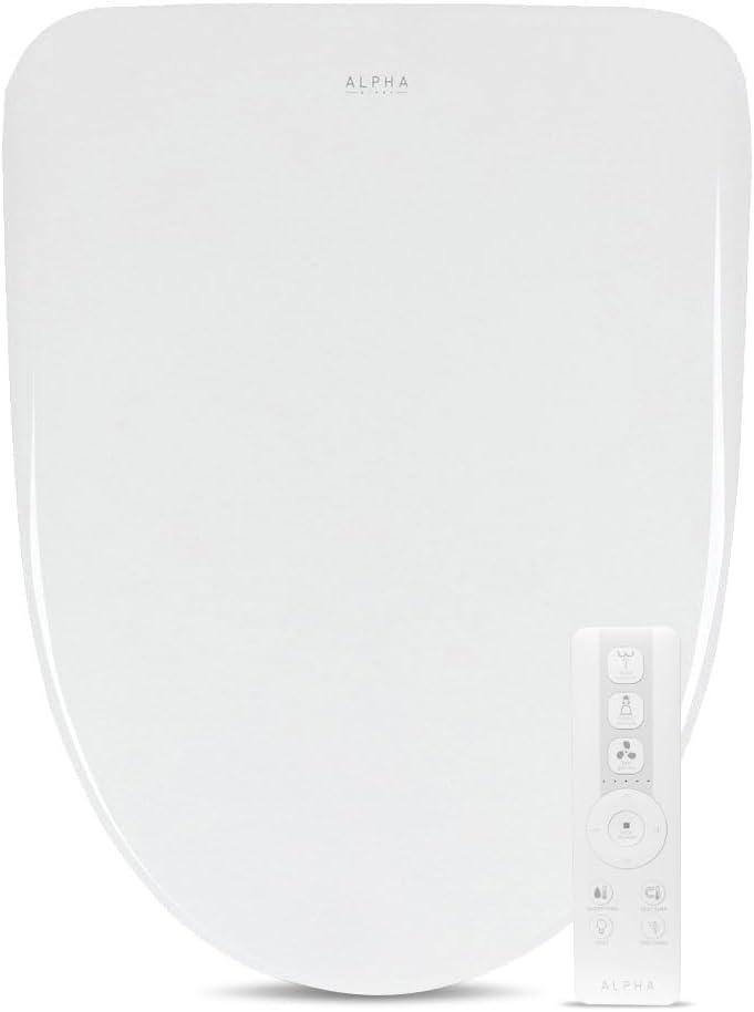 iX Pure Electric Bidet Seat for Round Toilets in White
