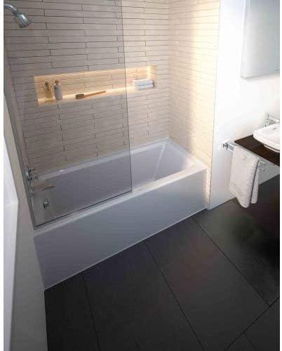 Architec 60" x 30" Alcove Soaking Acrylic Bathtub