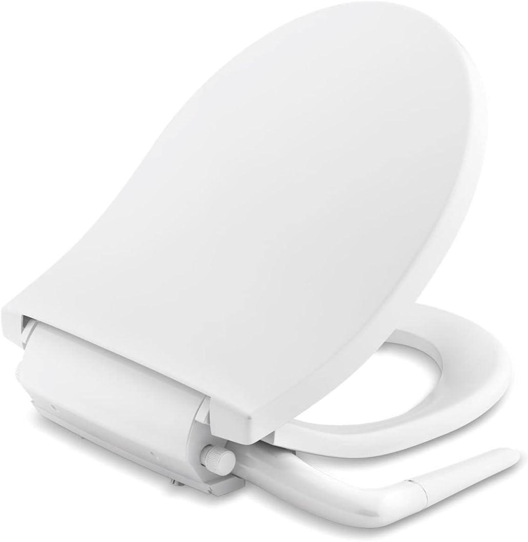 PureWash M250 Round Bidet Toliet Seat, Manual Non-Electric Bidets for Existing Toilets