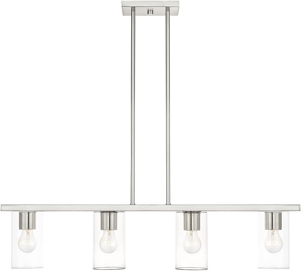 Livex Lighting Zurich 4 - Light Chandelier in  Brushed Nickel