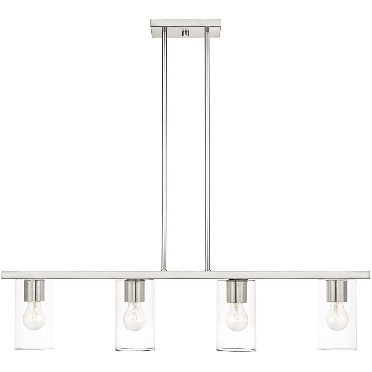 Livex Lighting Zurich 4 - Light Chandelier in  Brushed Nickel