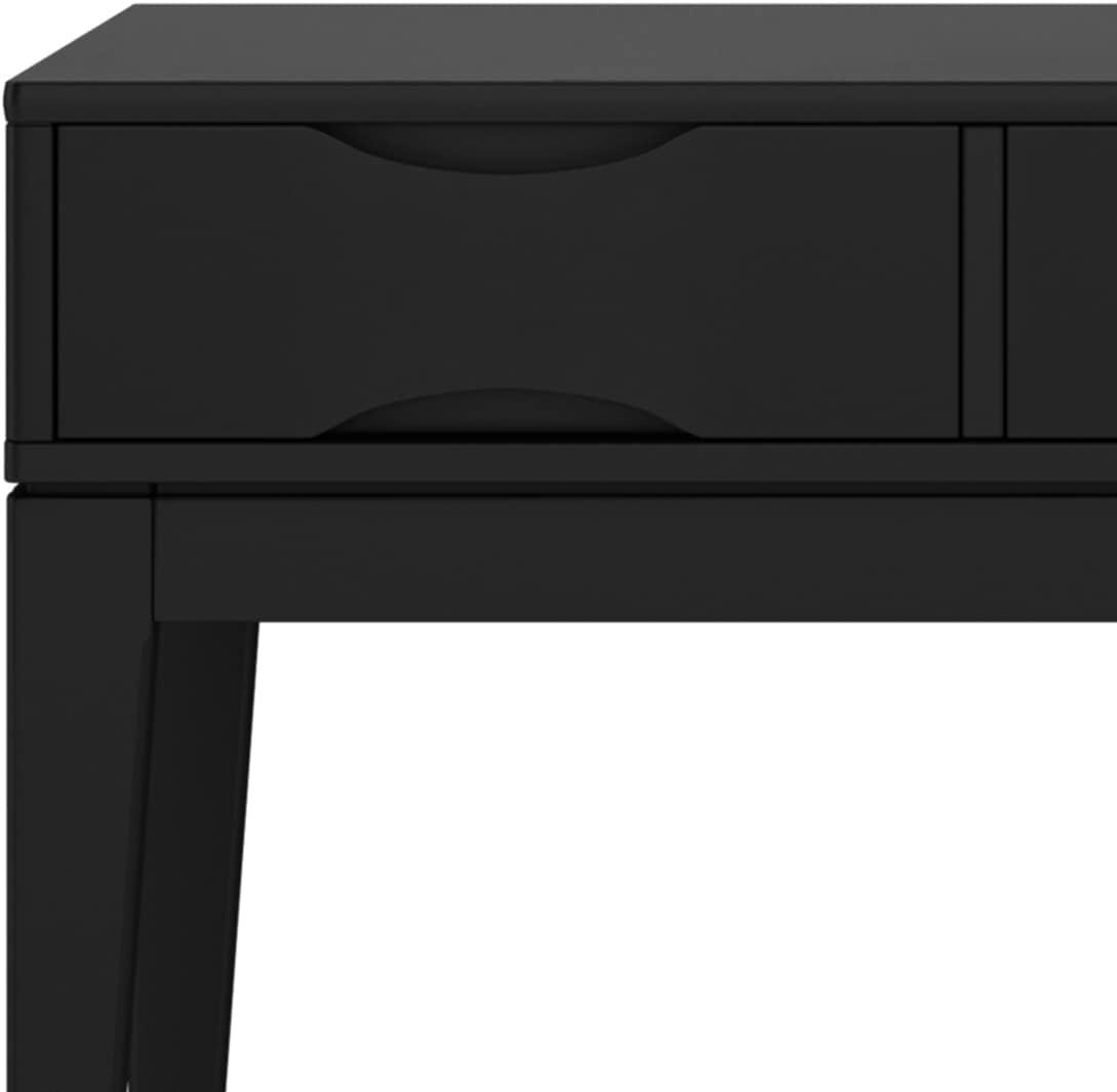 Simpli Home Harper Solid Hardwood Console Sofa Table In Black