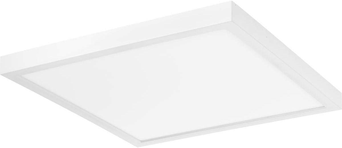 Progress Lighting Everlume 1-Light LED Flush Mount, White, Polycarbonate, 14", Wet Rated, Edgelit Technology