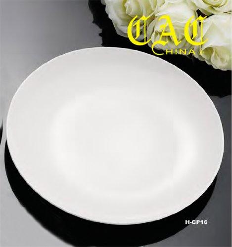 Super White Porcelain 10.5-Inch Round Coupe Plate