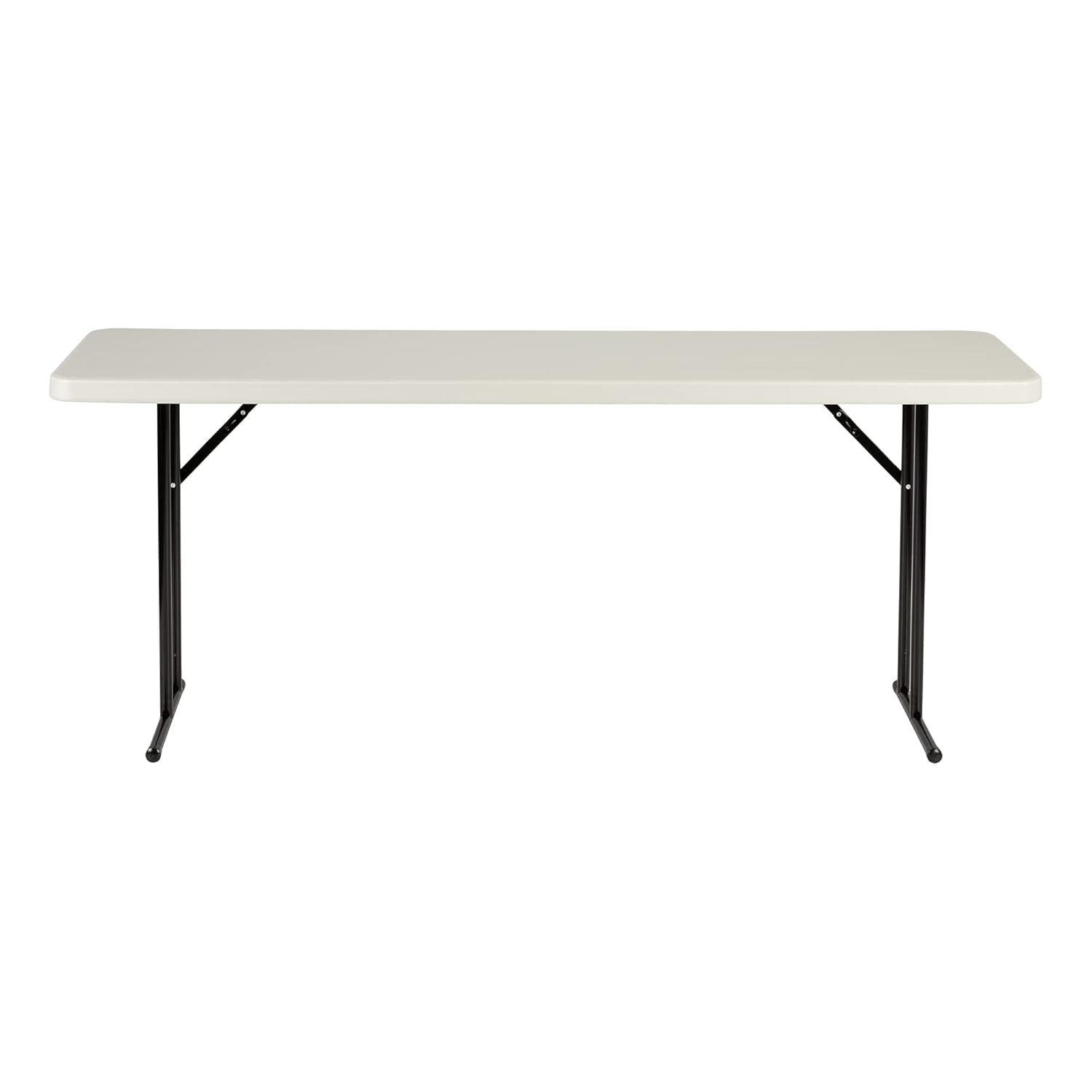 Rectangular Blow-Molded Plastic Folding Training Seminar Table