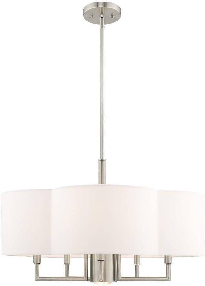 Livex Lighting Chelsea 5 - Light Chandelier ,  Brushed Nickel