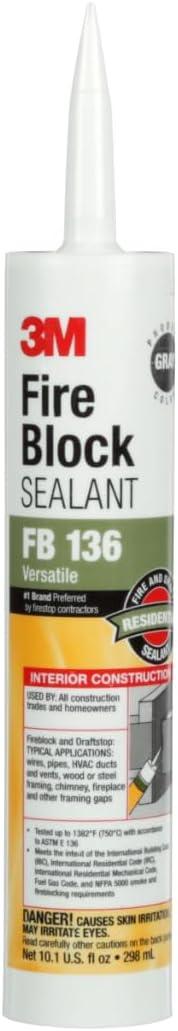 3M COMPANY FB 136 10.1OZ Fire Block Caulk