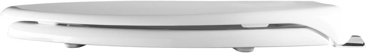 Bemis 1950SSTDG 000 Commercial Elongated Open-Front Toilet Seat with Dura Guard