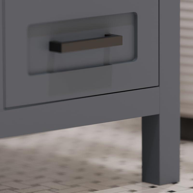 Ayna Decors Rooh 48'' Single Bathroom Vanity with White Quartz Top