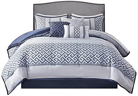 Madison Park Bennett 7 Piece Jacquard Comforter Set