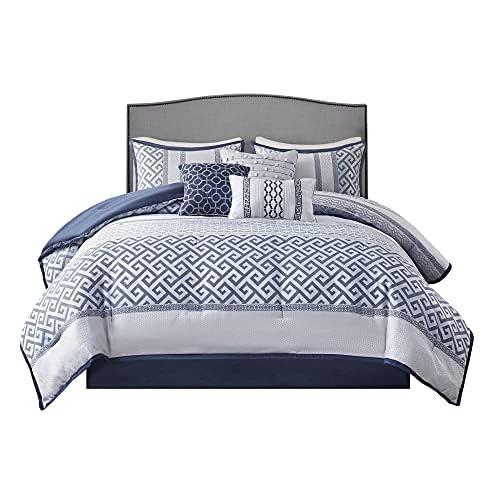 Madison Park Bennett 7 Piece Jacquard Comforter Set