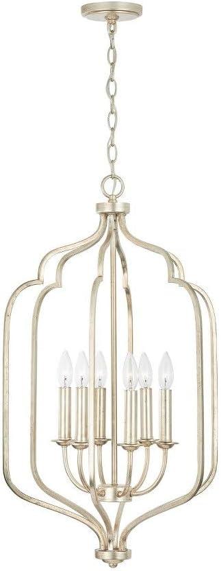 Capital Lighting Ophelia 6 - Light Chandelier in  Winter Gold