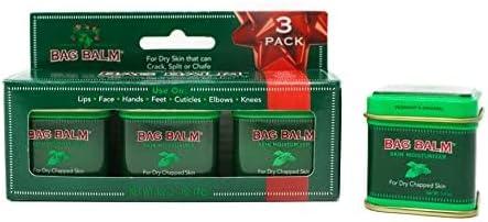 Bag Balm Skin Moisturizer Mini Tin Gift Box (Set of 3)