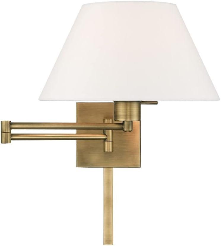 Livex Lighting 1 - Light Wall Light in  Brushed Nickel