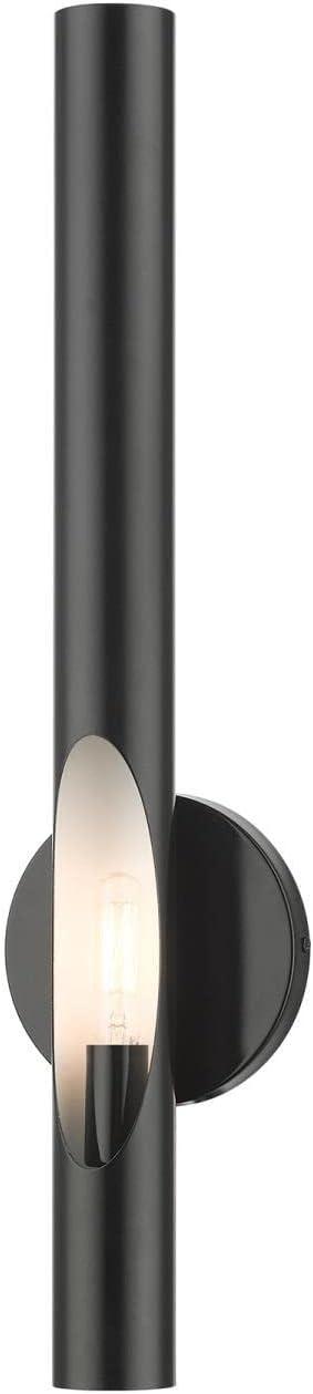 Livex Lighting Acra 1 - Light Wall Light in  Shiny Black