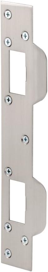 Max Security Satin Nickel Steel Weather Resistant Strike Plate