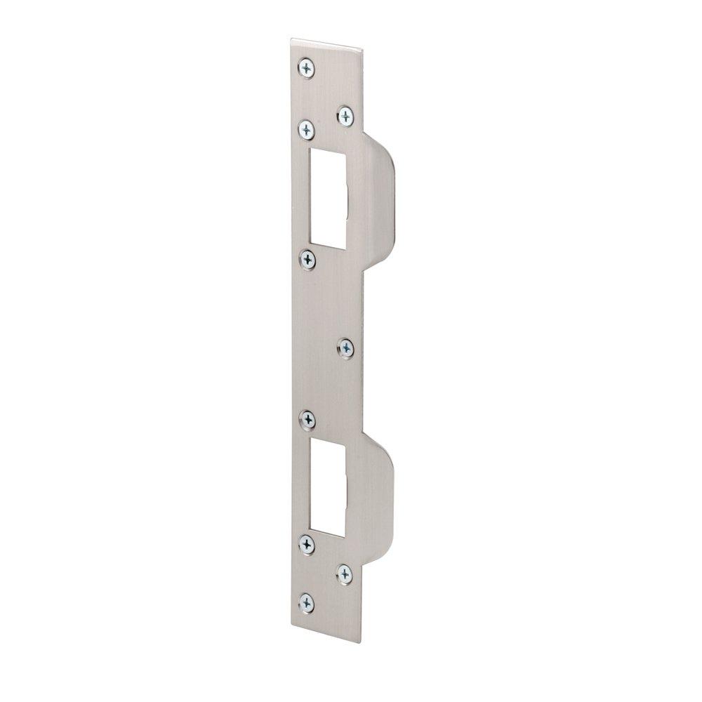 Max Security Satin Nickel Steel Weather Resistant Strike Plate