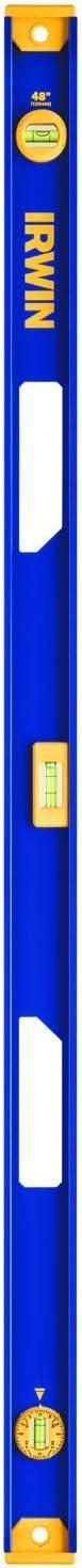 Irwin 48 in. Aluminum I-Beam Level 3 vial
