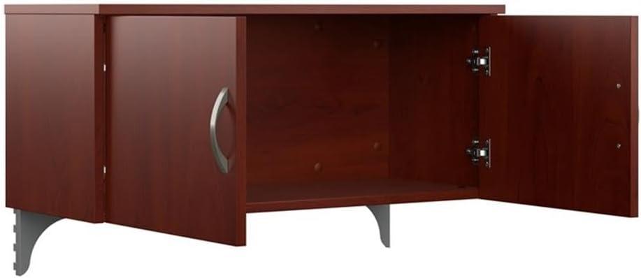 Bush Business Furniture Office in an Hour 2 Person L Shaped Cubicle Desks with Storage, Drawers, and Organizers