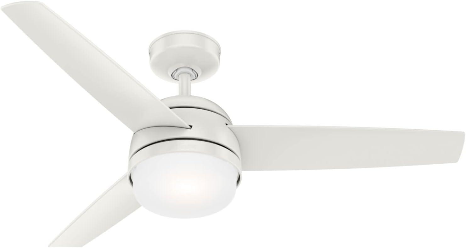48" Midtown 3 - Blade Standard Ceiling Fan with Remote Control and Light Kit Included