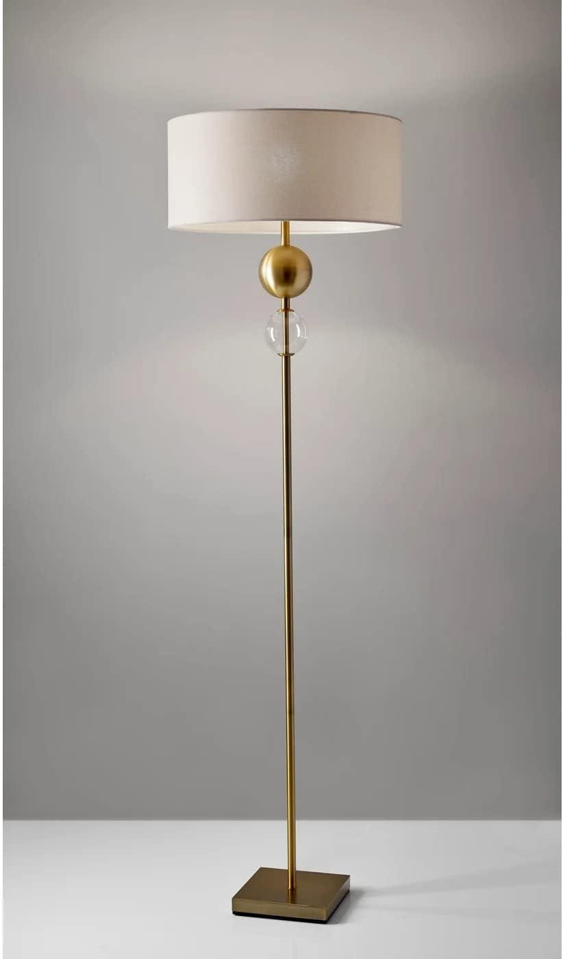 Chloe Floor Lamp Antique Brass - Adesso