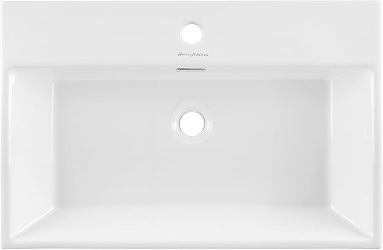 Claire 24" Rectangle Wall-Mount Bathroom Sink