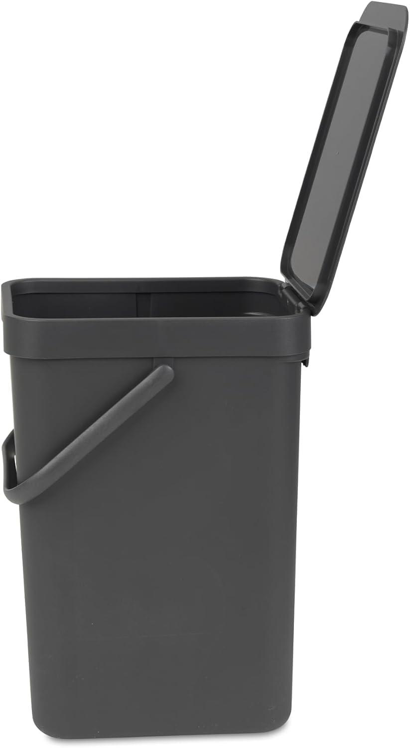 Brabantia Sort & Go Plastic Recycling Bin, 3.2 Gallon