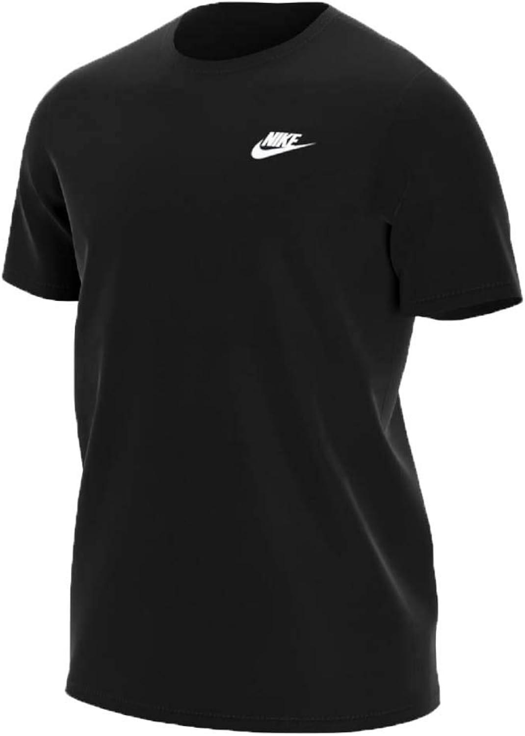 Men's 3XL Black Cotton Round Neck T-Shirt