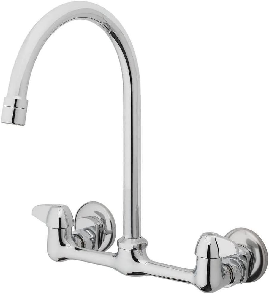 Homewerks Two Handle Chrome Kitchen Faucet