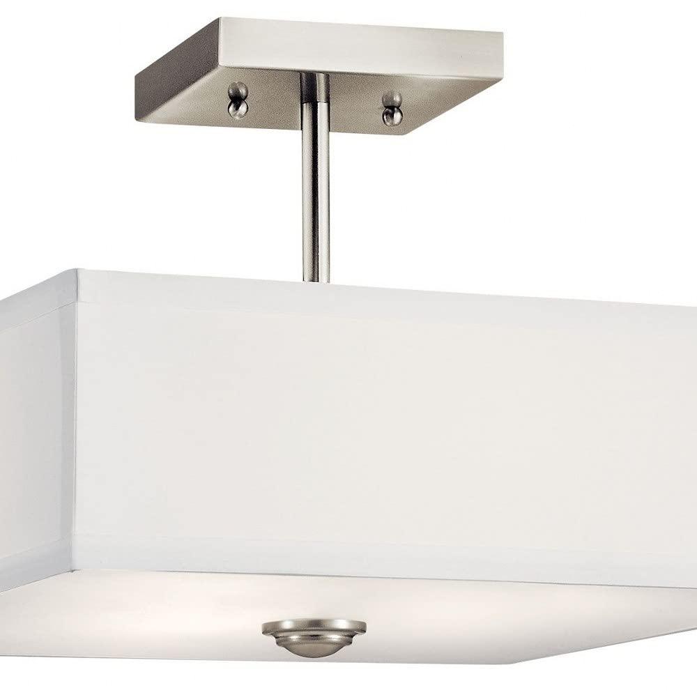 Kichler Lighting Shailene 3 - Light Semi-Flush Mount in  Brushed Nickel