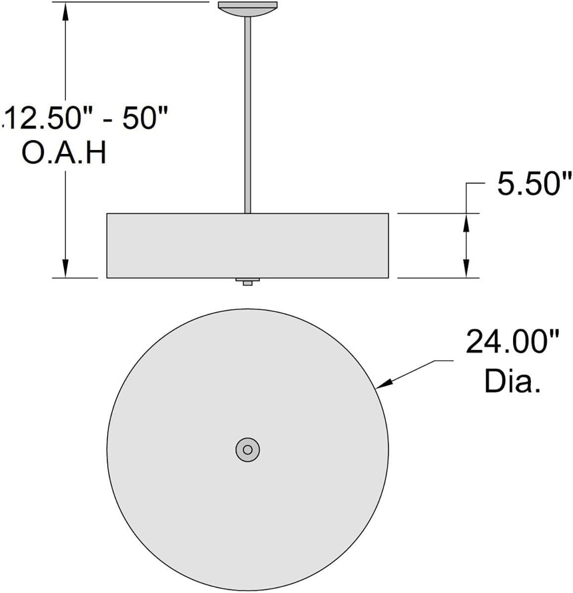 Access Lighting Mid Town 4 - Light Pendant in Antique Brushed Brass