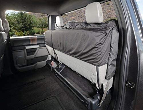 4Knines Crew Cab Rear Bench Seat Cover with Hammock - Heavy-Duty - Waterproof (Black)