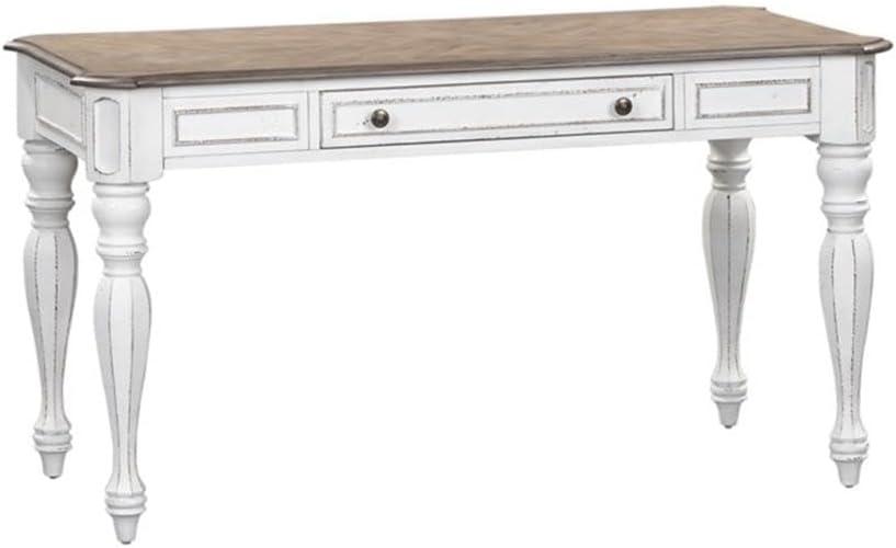 Magnolia Manor White Lift Top Writing Desk