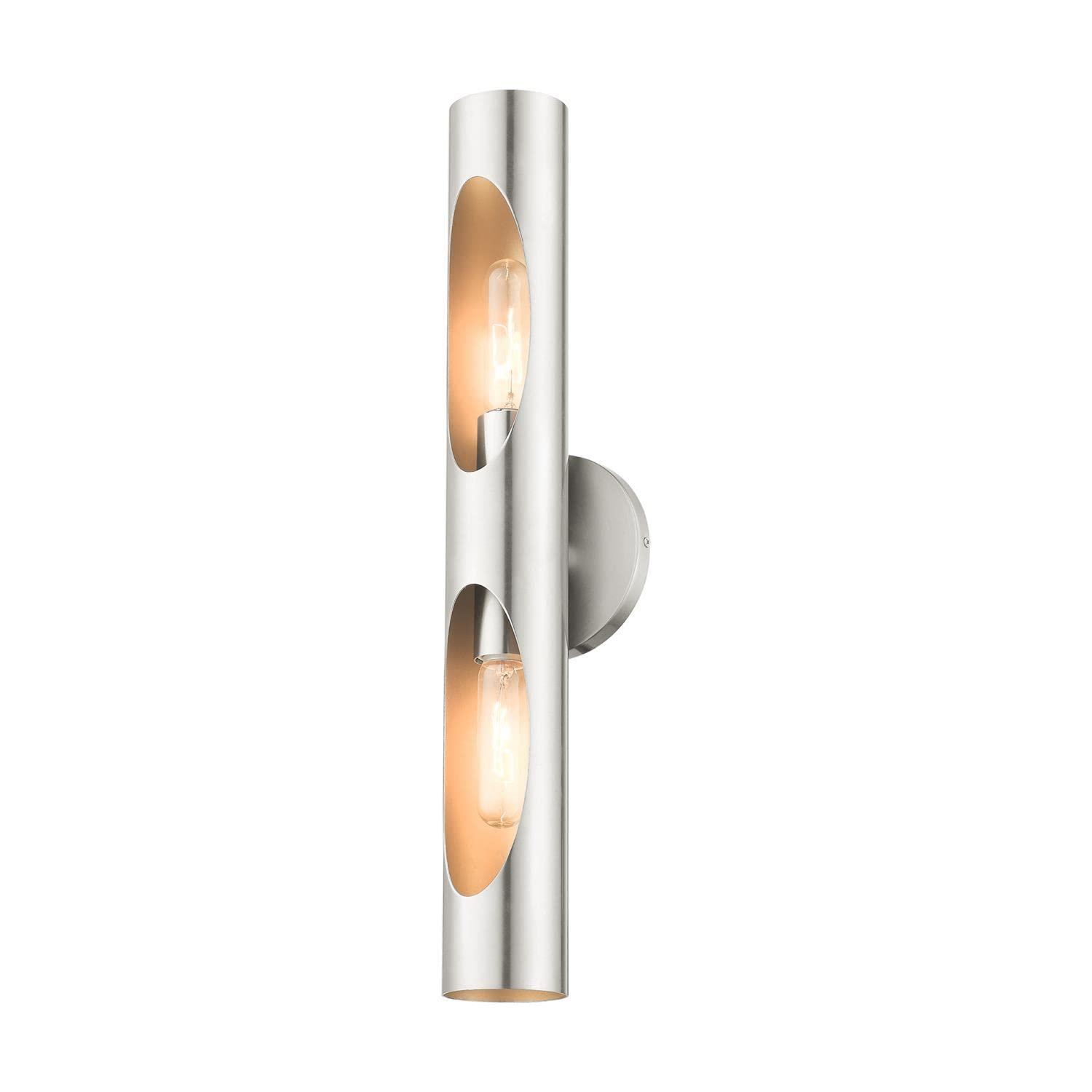 Livex Lighting Novato 2 - Light Wall Light in  Brushed Nickel