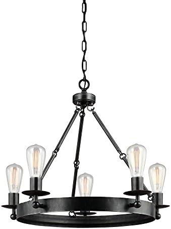 Rosswood Metal Chandelier (25"-31")