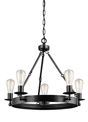 Rosswood Metal Chandelier (25"-31")