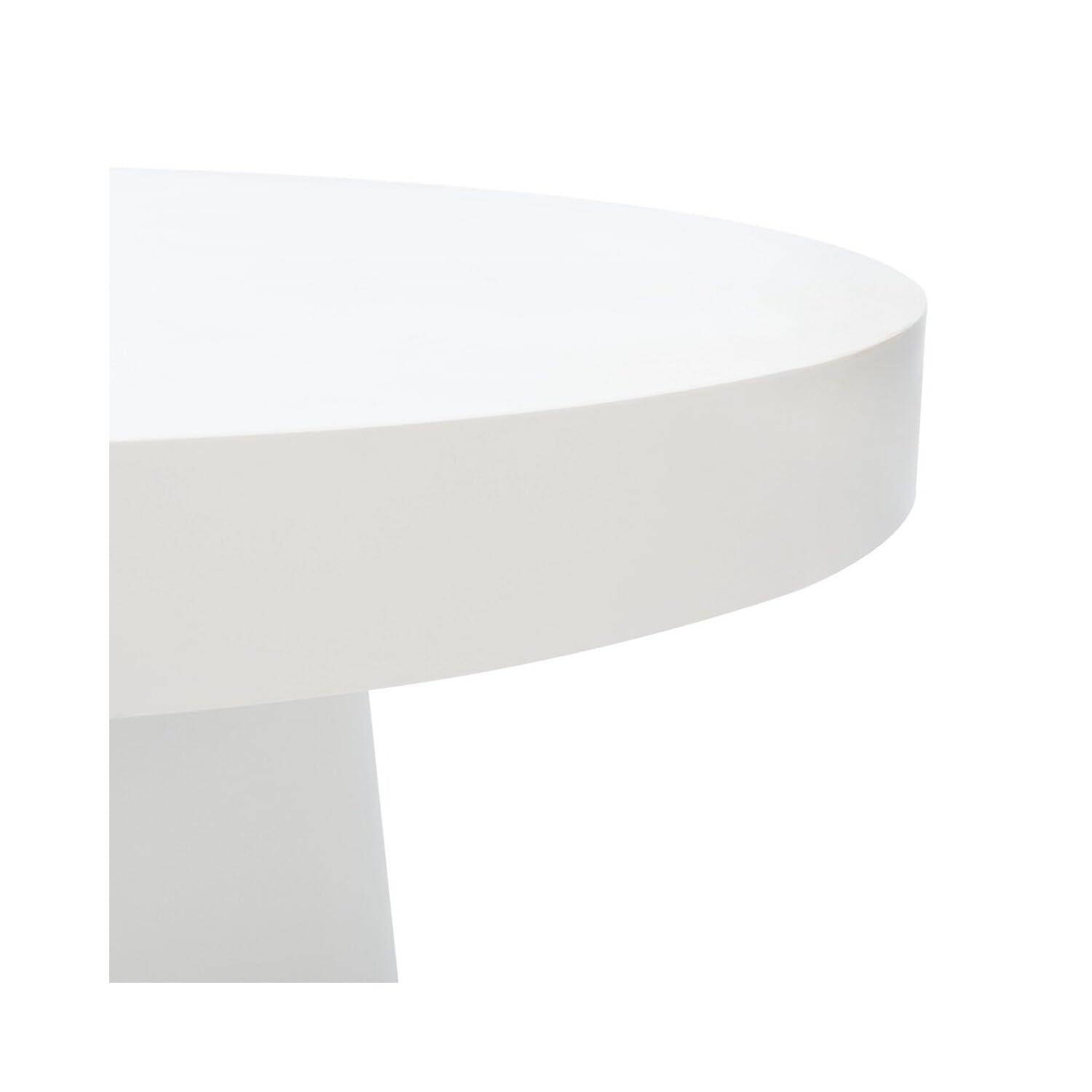 Jaria Faux Concrete Coffee Table - White - Safavieh