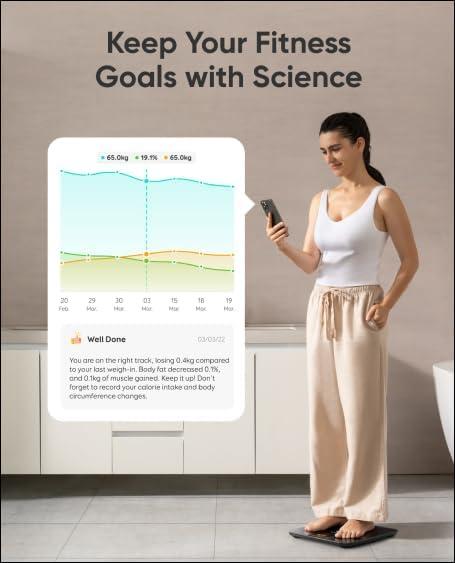 eufy P3 by Anker Wi-Fi Fitness Tracking Smart Scale, 400lb Capacity
