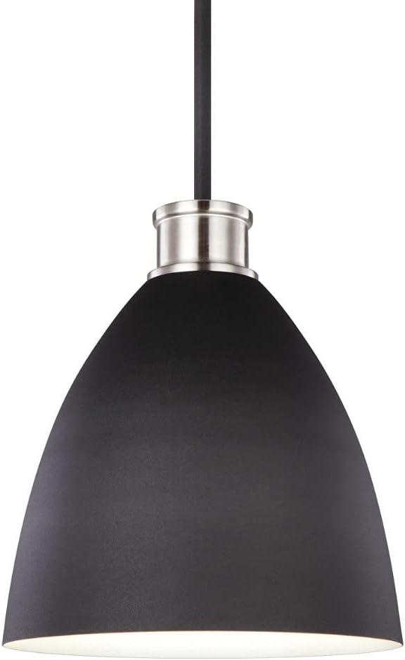 Varus Brushed Nickel 10.5" Steel Indoor/Outdoor Pendant Light