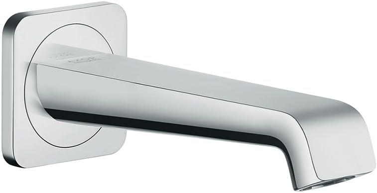 Modern Chrome Wall Mounted Tub Spout with Diverter