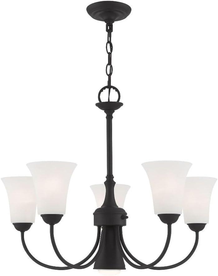Livex Lighting Ridgedale 5 - Light Chandelier in  Black