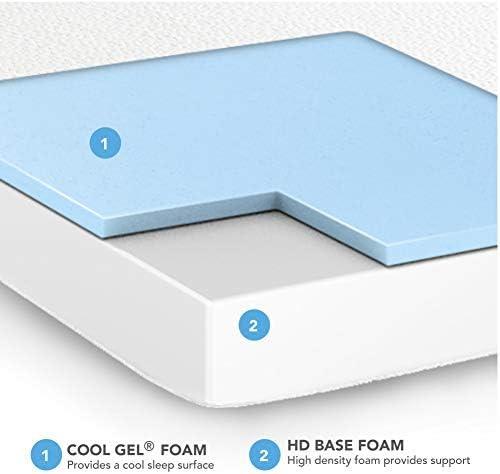 Full Size Cool Gel Memory Foam Mattress, 6-Inch